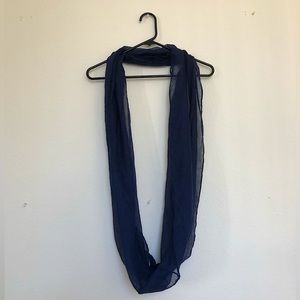 Navy Blue Infinity Scarf